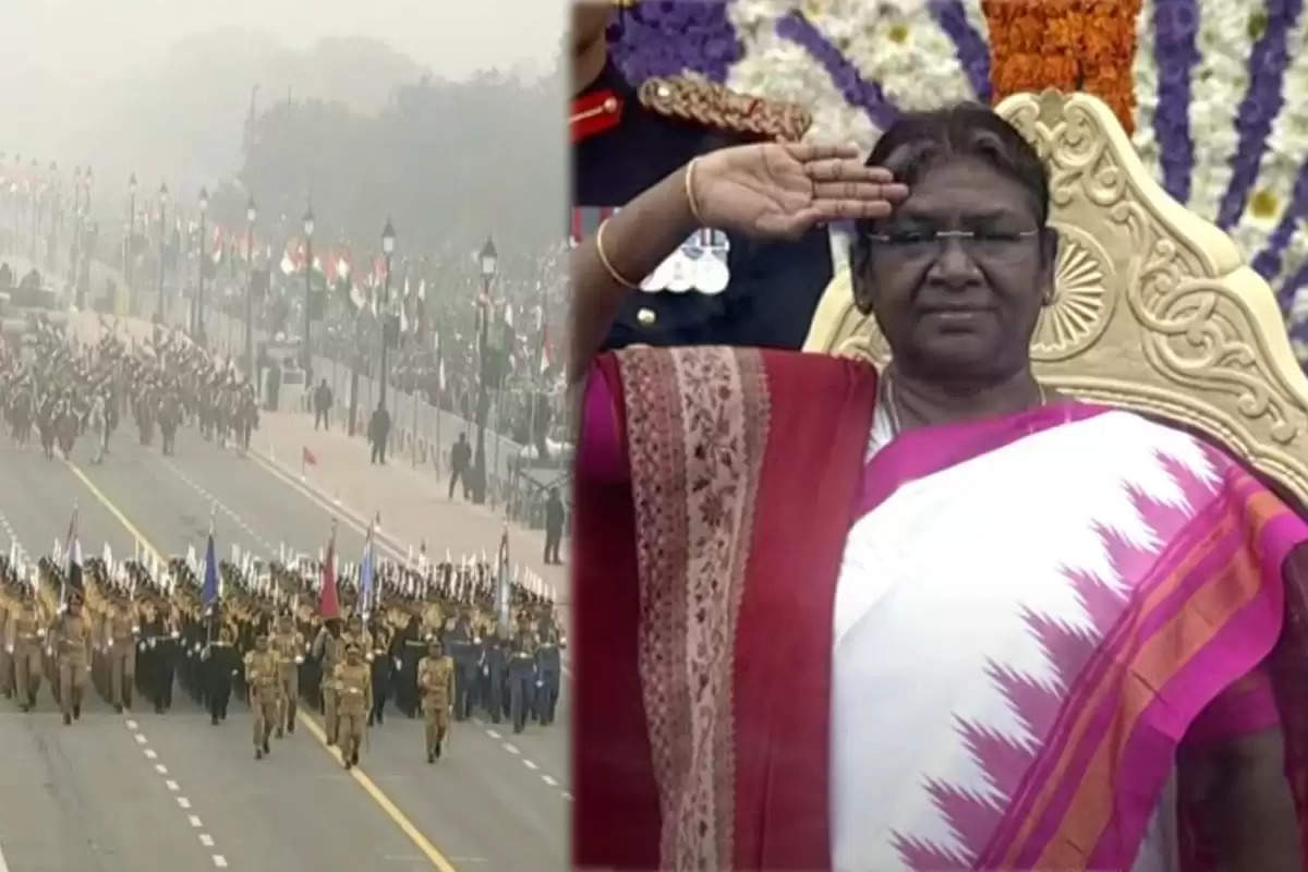 Republic Day 2023: कर्तव्य पथ पर दुनिया देख रही भारत का दम, राष्ट्रपति मुर्मू ले रहीं परेड की सलामी