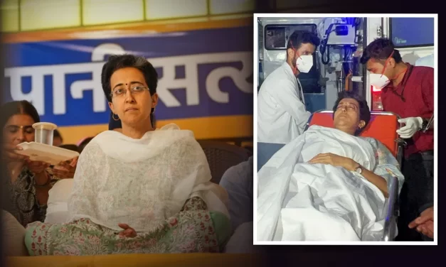 अनशन पर बैठीं दिल्ली की जल मंत्री आतिशी की तबीयत बिगड़ी, LNJP के ICU में भर्ती