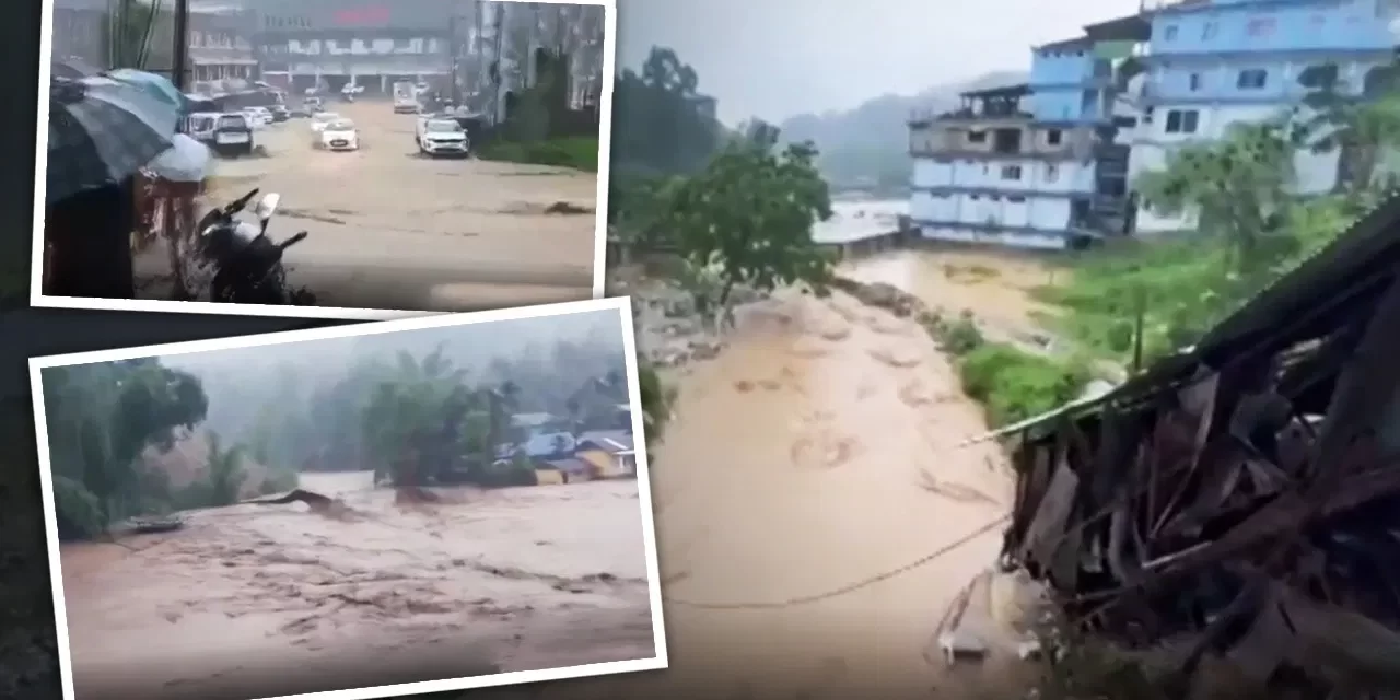 अरुणाचल प्रदेश: बादल फटने से ईटानगर में कई जगहों पर आई बाढ़, घर और वाहन क्षतिग्रस्त