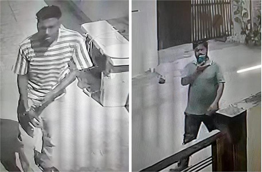 शहर के पॉश इलाके में दहशत का माहौल, घर के CCTV कैमरे  में 3 बार दिखे संदिग्ध