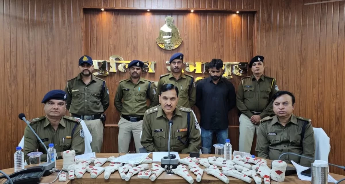 बड़वानी पुलिस ने राजस्थान के दो तस्करों को किया गिरफ्तार, 9 पिस्टल और 14 देशी कट्टे मिले